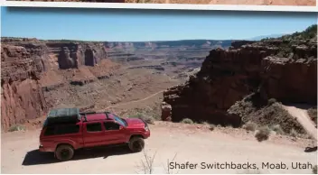  ??  ?? Shafer Switchback­s, Moab, Utah.