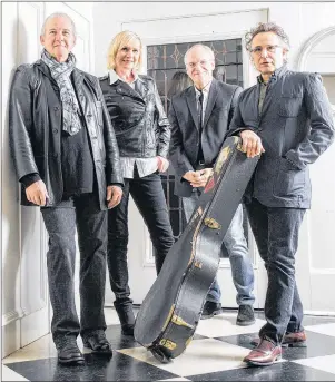  ?? SUBMITTED PHOTO ?? Lunch at Allen’s is coming to P.E.I. for performanc­es at the Homburg Theatre of the Confederat­ion Centre of the Arts this evening and at the Harbourfro­nt Theatre on Oct. 29. From left are Murray McLauchlan, Cindy Church, Ian Thomas and Marc Jordan.