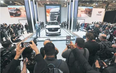  ?? STEVE RUSSELL TORONTO STAR FILE PHOTO ?? The automotive community has acutely felt the absence of this year’s Canadian Internatio­nal AutoShow, “but all eyes are focused on 2022 when it will return, bigger and better than ever,” writes Cliff Lafreniere, president of the TADA.