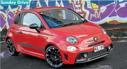  ??  ?? This isn’t your nana’s Fiat 500 – the Abarth 595 Competizio­ne is its feral cousin.