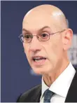  ??  ?? Adam Silver