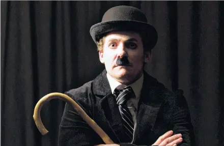  ?? SUBMITTED PHOTO ?? Scott Chandler as Charlie Chaplin.