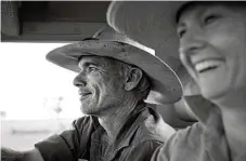  ??  ?? Producers Lisa and Bruce Alexander, from Blackall, Queensland.