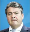  ??  ?? German Economy Minister Sigmar Gabriel