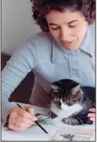  ??  ?? Judith Kerr and the real Mog
