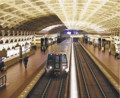  ?? PATRICK SEMANSKY/AP ?? The Bible was found on the D.C. Metro.