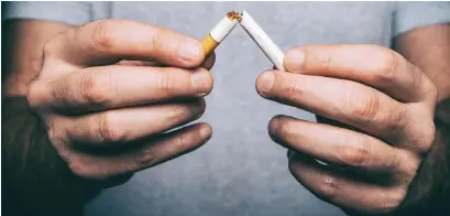  ?? ?? The UK Government plans to make it illegal for anyone born after 2009 to buy cigarettes. Image: No Smoking Day