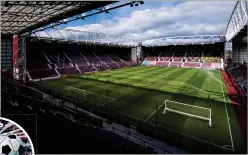  ?? Picture: Getty Images ?? Hearts plan a 22-room hotel at Tynecastle