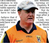  ??  ?? ENTHUSED: former Wexford hurler Tom Dempsey