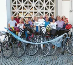  ?? Foto: Silvia Smoll ?? Die Pedalritte­r St. Ulrich sind seit vielen Jahren immer wieder beim Stadtradel­n eine der größten Gruppen und mit großer Freude dabei.