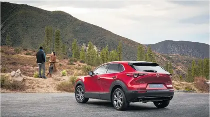  ??  ?? the CX-3 and 455-litres offered by the CX-5.
Put the measuremen­t comparison­s together and the CX30 should provide a ‘‘sweet spot’’ solution for SUV drivers who find the CX-3 is too small but consider the CX-5 is a little too big.
However, with the new Mazda3 having made a step upmarket, the challenge could be getting CX-30 pricing to fit mid-way between the
CX-3 and CX-5.