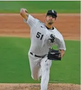  ?? QUINN HARRIS/GETTY IMAGES ?? Dunning, making his MLB debut for the Sox last August, is hardly the first player seeking to show up the team that traded him.