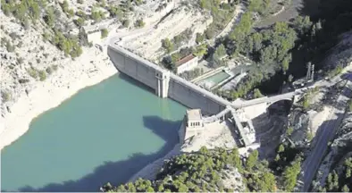  ?? SERVICIO ESPECIAL ?? El recrecimie­nto del embalse de Santolea durará casi tres años.