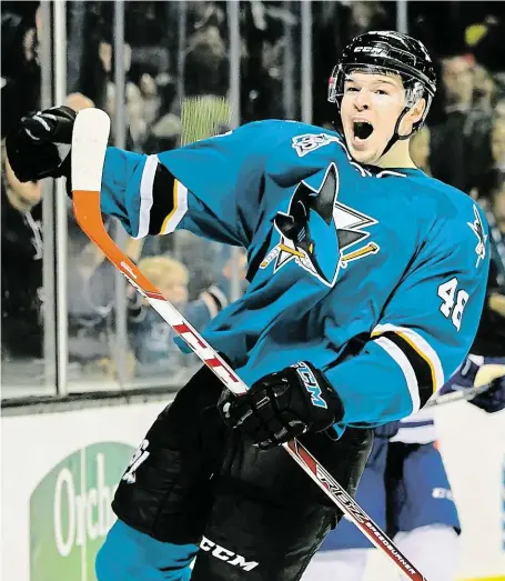  ?? Tomáš Hertl v NHL odehrál už 282 zápasů a nastřílel 67 gólů. FOTO PROFIMEDIA ??