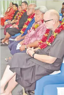  ??  ?? Guests during the launch of Pacific Theologica­l College’s 55th anniversar­y celebratio­ns in Nasese, Suva last week.