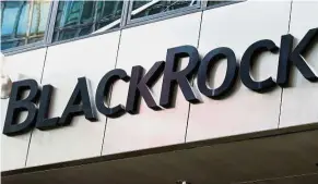  ??  ?? Sharper drop: BlackRock, the world’s largest money manager, finds that most insurance firms’ stockpiles would drop by 11% on average should there be a financial crisis. — Reuters