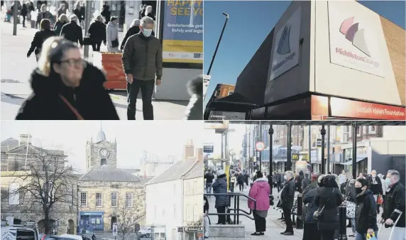  ??  ?? The LA7 have urged people to be “responsibl­e” as town and city centres across the North East become busy due to Christmas shopping.