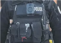  ??  ?? All officers with the unit use body cameras and work in co-ordination with the Integrated Gang Prevention Task Force.