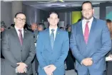  ??  ?? José Cueli, Ian Álvarez y Ángel Gil.