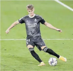  ?? //AFP ?? Odegaard también se ha cansado de Zidane