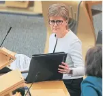  ?? Picture: PA. ?? Nicola Sturgeon.