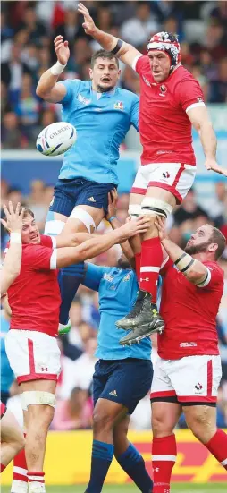  ?? PICTURE: Getty Images ?? Warning: Jamie Cudmore
