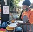  ?? RAPULA MOATSHE ?? MARGRET MTHOMBENI is back at Mabopane taxi rank, where she sells food to mostly drivers. |