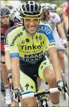  ?? Picture: AFP ?? TOP CONTENDER: Spain’s Alberto Contador at the start of the eighth stage of the Tour de France last year. This year’s race starts on Saturday