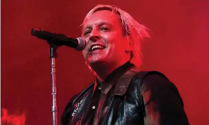  ?? ?? Win Butler of Arcade Fire performing onstage during the Coachella Valley music festival in California in April. Photograph: Kevin Mazur/ Getty Images for Coachella