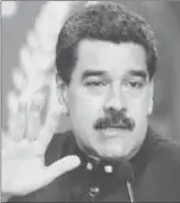  ??  ?? President Nicolas Maduro