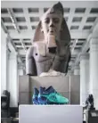  ??  ?? Mohamed Salah’s boots are now on display in London