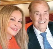  ?? INSTAGRAM ?? Obregón con su padre, que acaba de superar el covid con 95 años.