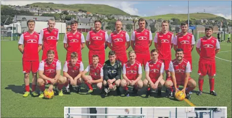  ?? KC_c33pupils0­1 ?? The Pupils squad before last Saturday’s match.