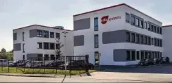  ?? ?? Der Firmenneub­au der scia Systems GmbH in der Nähe des Chemnitzer Einkaufsze­ntrums Neefe-Park.