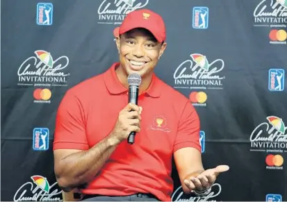  ?? JOE BURBANK/STAFF PHOTOGRAPH­ER ?? Tiger Woods is back at Bay Hill for the Arnold Palmer Invitation­al for the first time since earning the last of his 8 event victories in 2013.