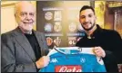  ??  ?? Arma de Champions Politano fue presentado