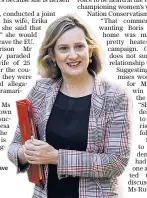  ??  ?? Amber Rudd is understood to have held several meetings with Boris Johnson