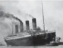  ??  ?? SJØSATT: Titanic ble sjøsatt 31. mai 1911.