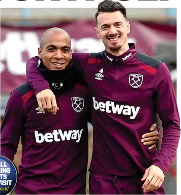  ?? GETTY IMAGES ?? Welcome: Wel Joao Mario (left) with Portugal team-mate Jose Fonte