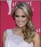  ?? ASSOCIATED PRESS FILE ?? Singer Carrie Underwood says her injuries from a fall outside her Nashville home in November were actually more serious than initially reported.