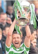  ??  ?? Andreas Hinkel won the League Cup with Celtic at Hampden.