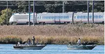  ?? MICHAEL DWYER/AP ?? The Federal Railroad Administra­tion is studying options to enhance the track and speeding service in the congested Northeast Corridor between Boston and Washington, D.C.