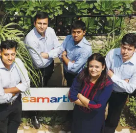  ??  ?? The Samarth team that works closely with care managers to improve the lives of the educated elderly