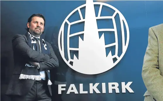  ?? Picture: SNS. ?? Falkirk head coach Paul Hartley. The club will concentrat­e on identifyin­g players who have failed to make the grade elsewhere, and take a gamble on coaxing the best out of them.