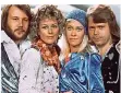  ?? FOTO: DPA ?? Abba in den bunten 70er Jahren, ihrer großen Zeit: Benny Andersson, Annifrid Lyngstad, Agnetha Fältskog und Björn Ulvaeus (v.l.).