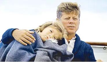  ??  ?? Young Caroline with her father
President John F. Kennedy.