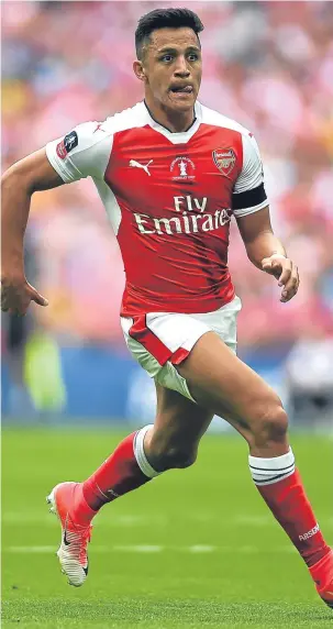  ??  ?? Arsenal refused to cash in on Alexis Sanchez during the summer.