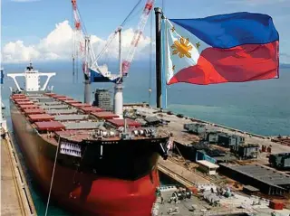  ?? FILE PHOTO ?? The Maritime Industry Authority aims to develop a shipbuildi­ng industry production technology and human resources training center in the Philippine­s.