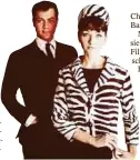  ??  ?? Vor und hinter der Kamera ein Paar: Tony Curtis und Christine Kaufmann. F.: ddp