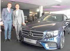  ??  ?? Mercedes-Benz Malaysia vice-president (sales and marketing) Mark raine (left) and company president and cEO dr claus Weidner with the updated E-class.